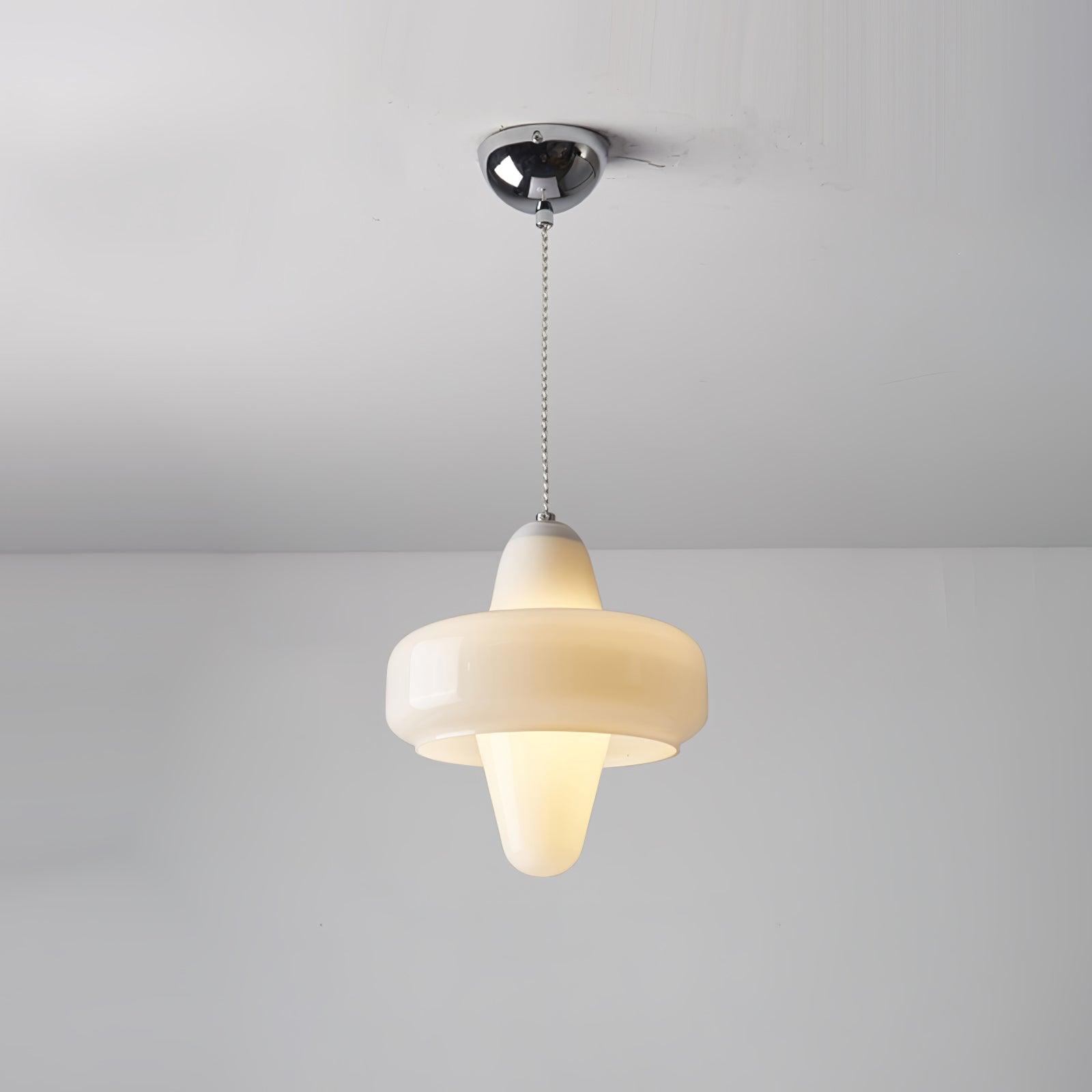 Swan Pendant Lamp Dia 9.1″ x H 9.8″ / Dia 23cm x H 25cm / White & White Pendant light