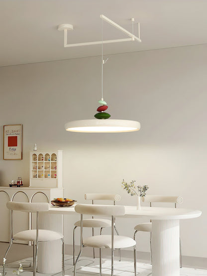 Swing Arm Stone Pendant Light Pendant light