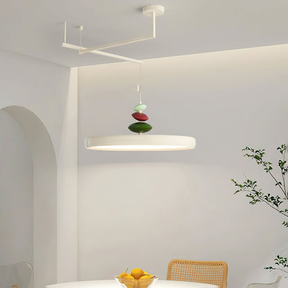 Swing Arm Stone Pendant Light Pendant light