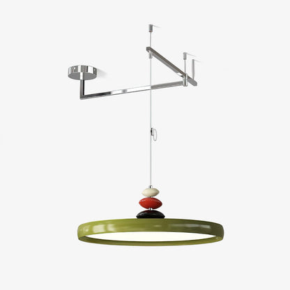 Swing Arm Stone Pendant Light Pendant light