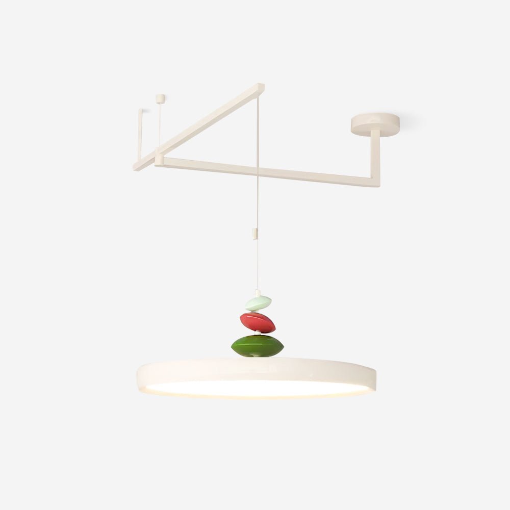 Swing Arm Stone Pendant Light Pendant light