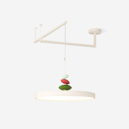 Swing Arm Stone Pendant Light Pendant light