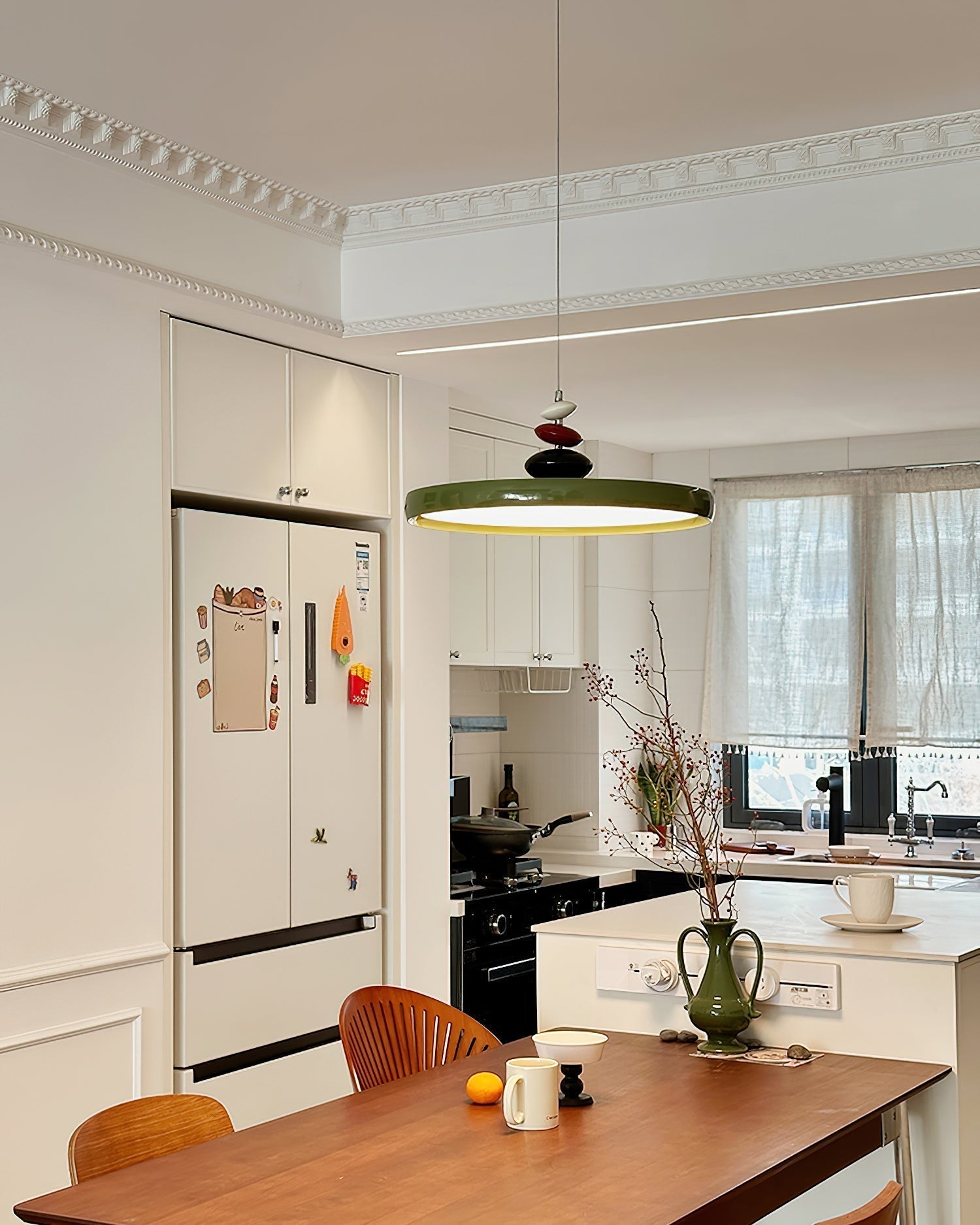 Swing Arm Stone Pendant Light Pendant light