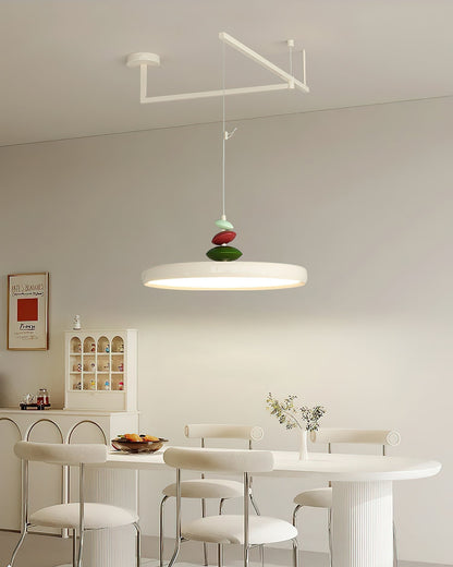 Swing Arm Stone Pendant Light Pendant light