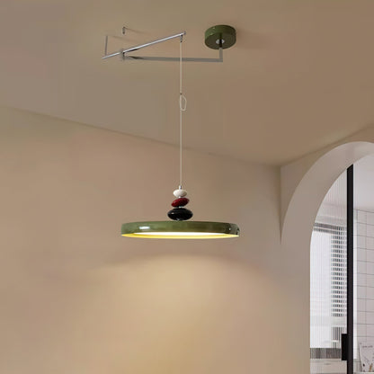 Swing Arm Stone Pendant Light Pendant light