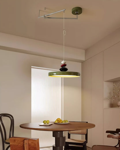 Swing Arm Stone Pendant Light Pendant light