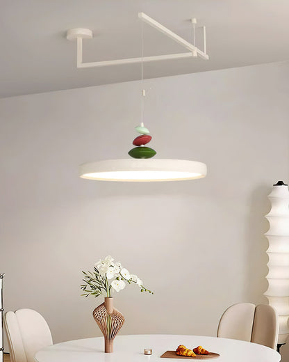 Swing Arm Stone Pendant Light Pendant light