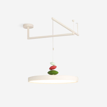Swing Arm Stone Pendant Light Pendant light