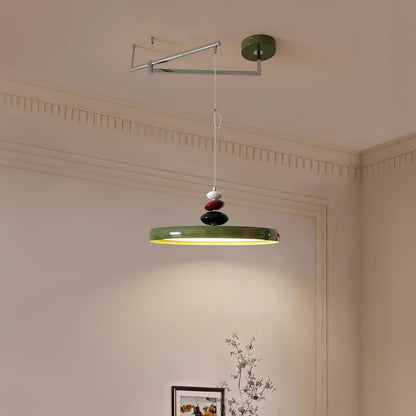 Swing Arm Stone Pendant Light Pendant light