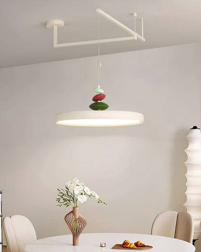 Swing Arm Stone Pendant Light Pendant light