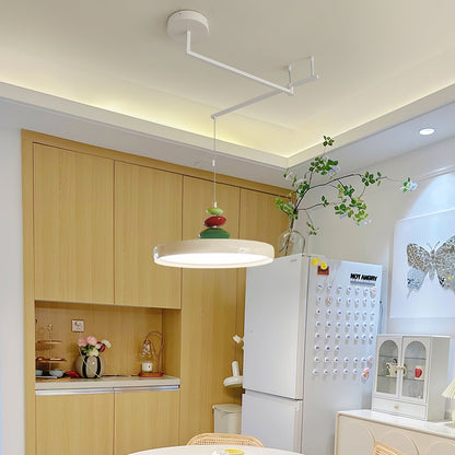 Swing Arm Stone Pendant Light Pendant light