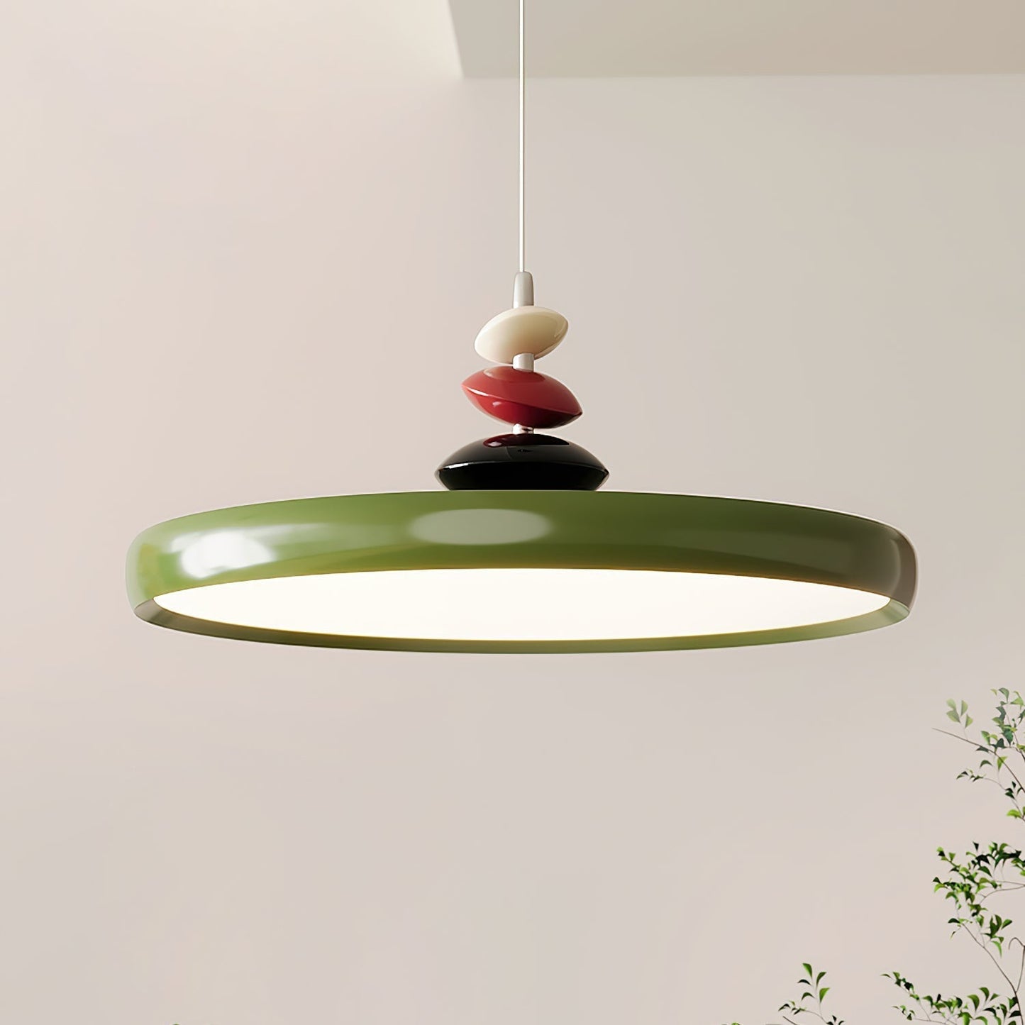 Swing Arm Stone Pendant Light Pendant light