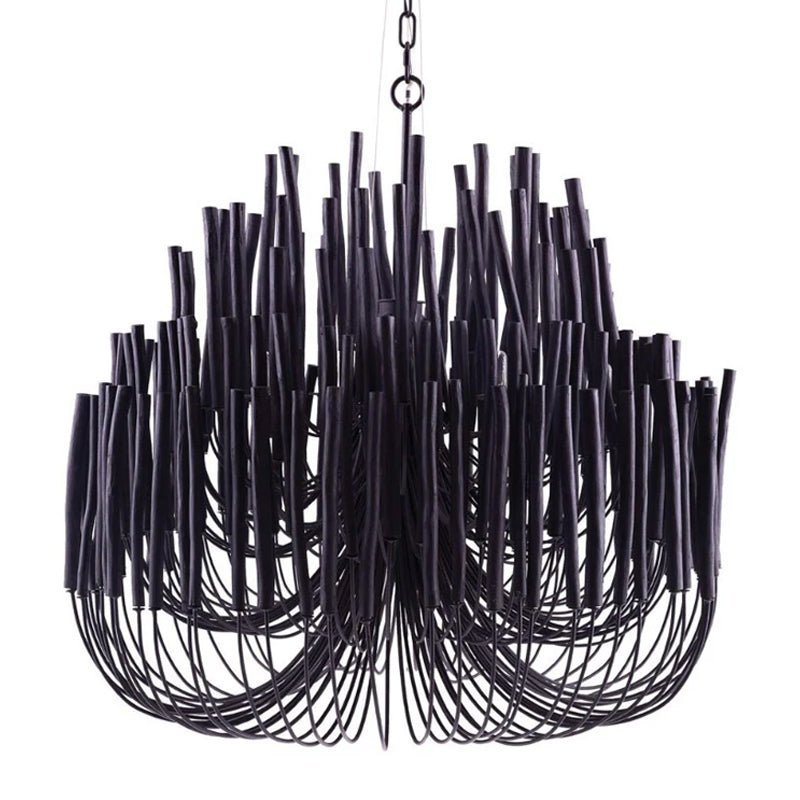 Swinton Chandelier 18 Heads ? 47.2″ x H 47.2″ / Black 1001 Chandelier