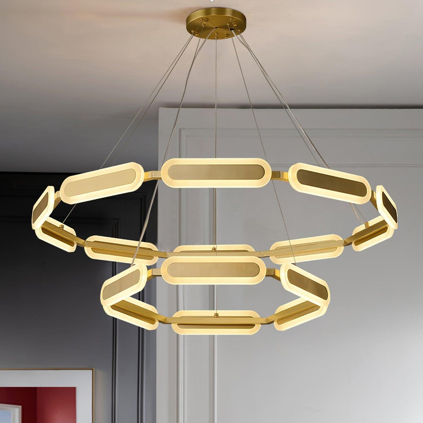 Swirl Chandelier Chandelier