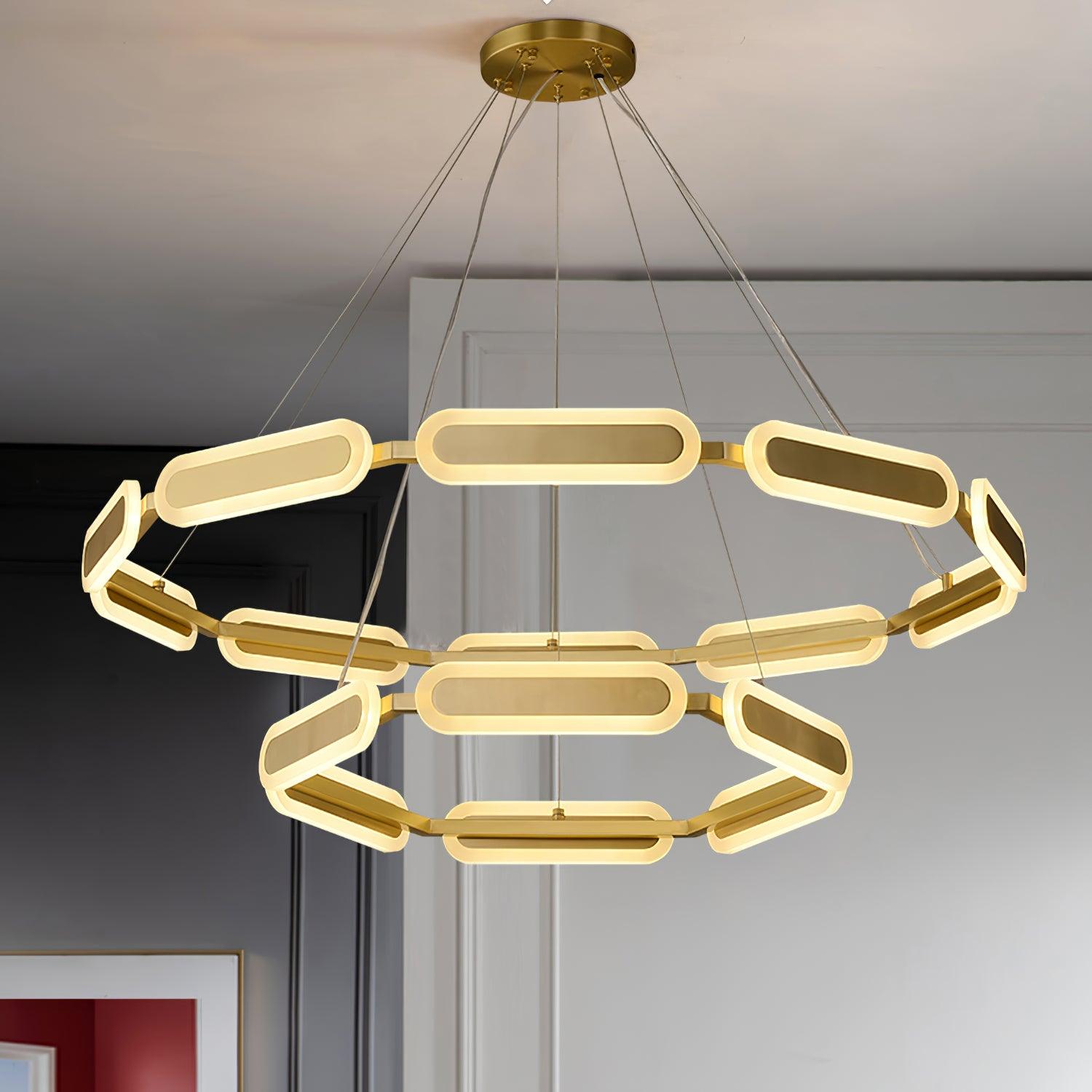 Swirl Chandelier Chandelier