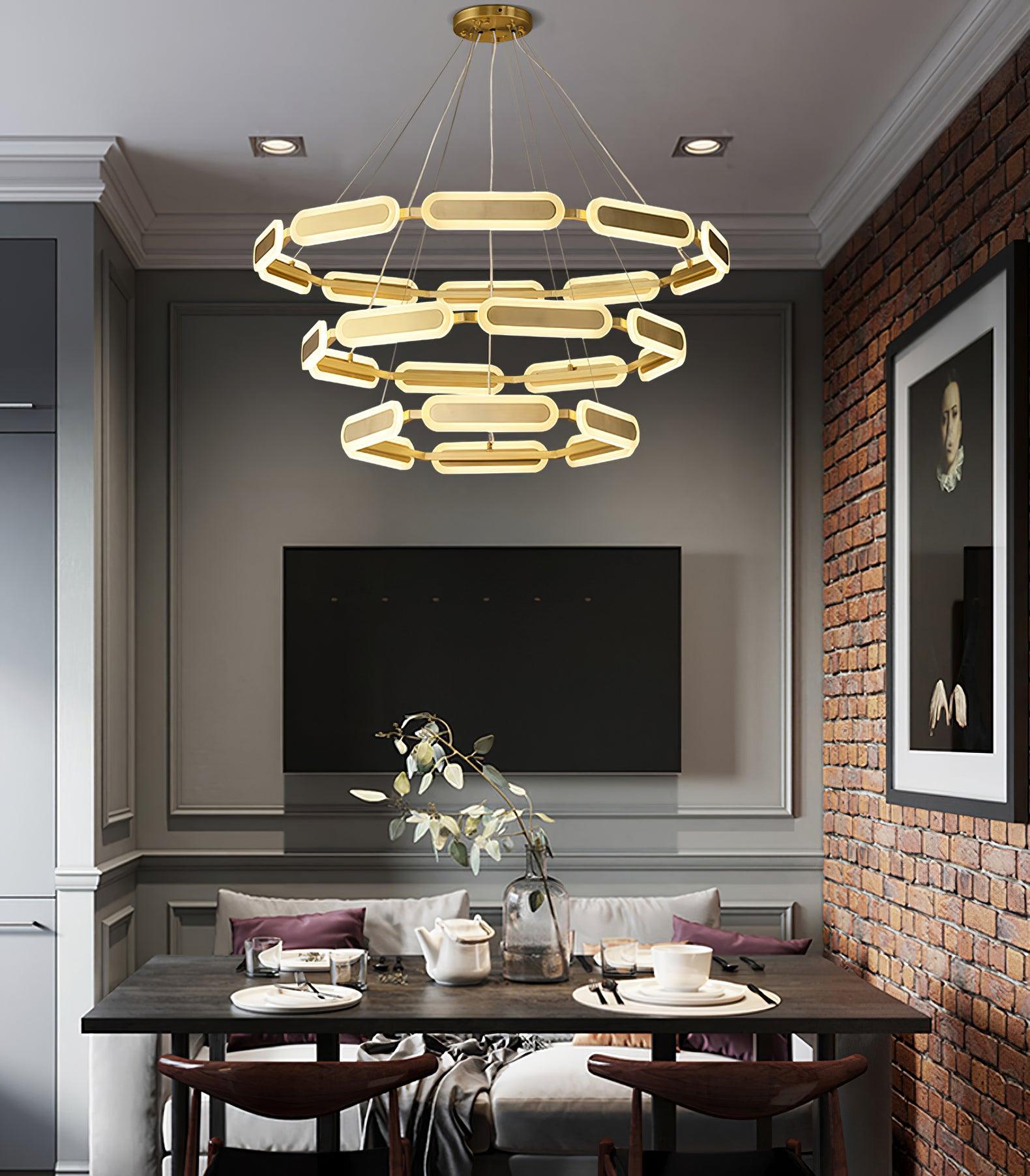 Swirl Chandelier Chandelier