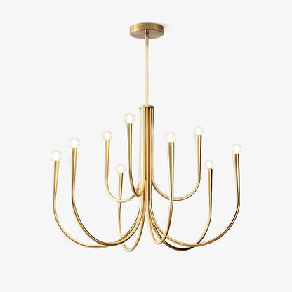 Swoop Arm Chandelier Chandelier