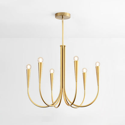 Swoop Arm Chandelier Chandelier