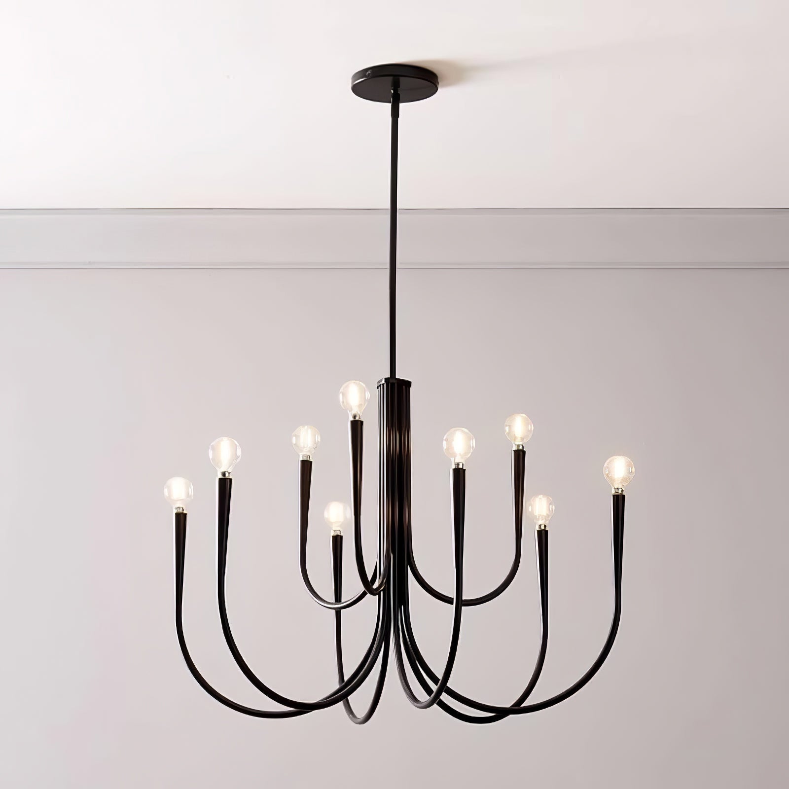 Swoop Arm Chandelier Chandelier
