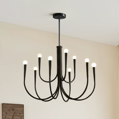 Swoop Arm Chandelier Chandelier