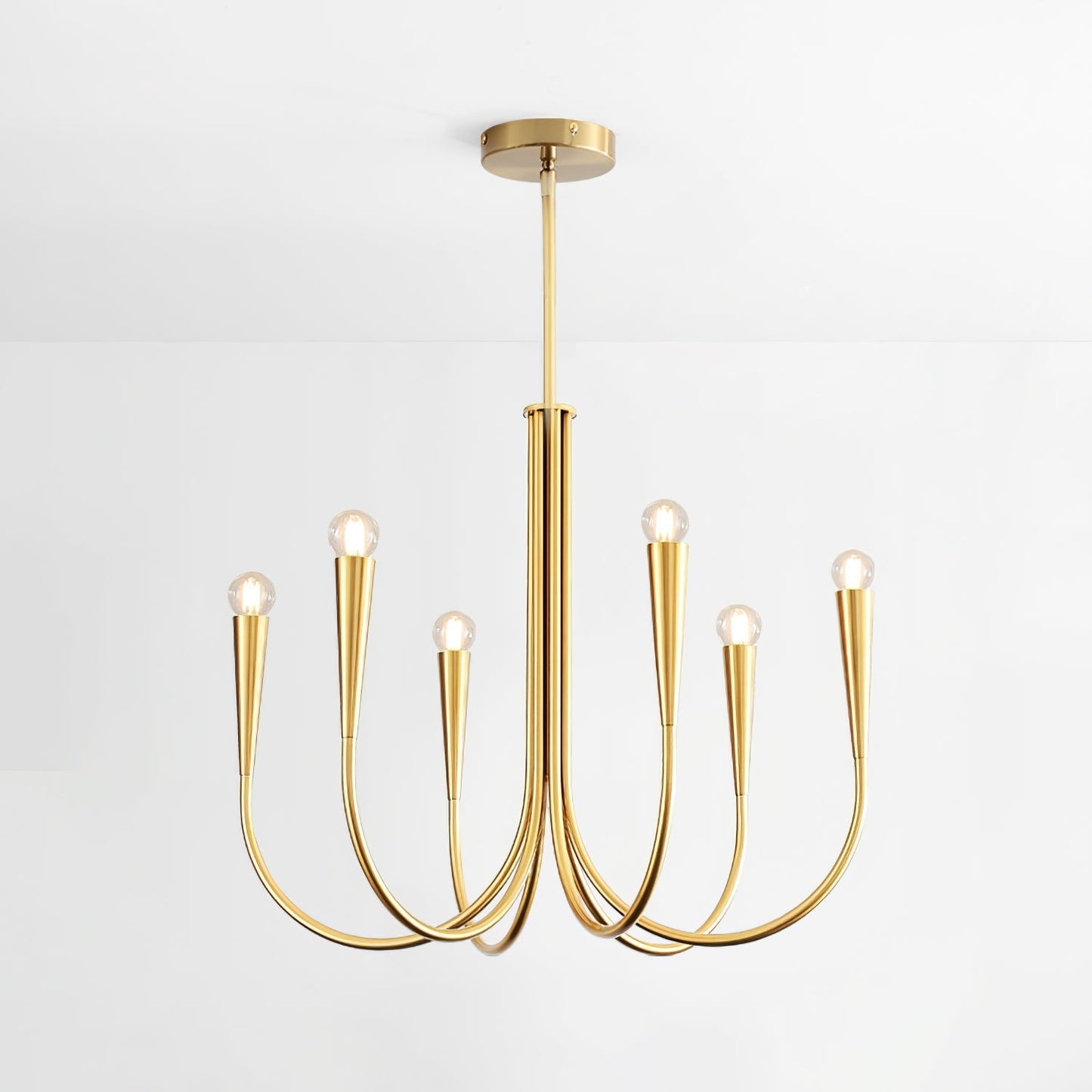 Swoop Arm Chandelier Chandelier