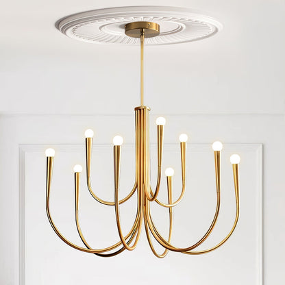 Swoop Arm Chandelier Chandelier