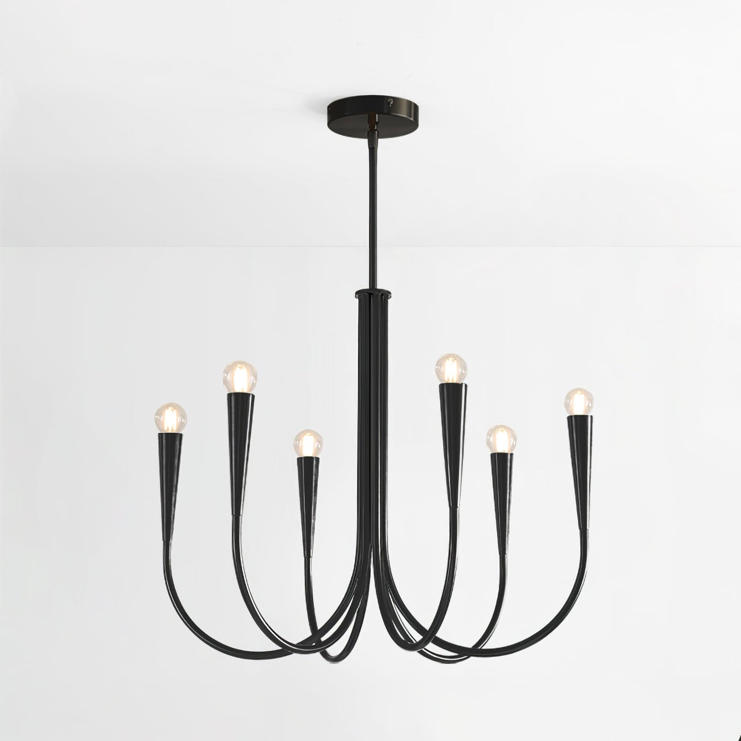 Swoop Arm Chandelier Chandelier