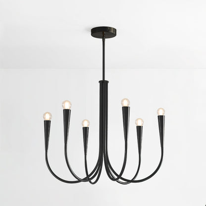 Swoop Arm Chandelier Chandelier
