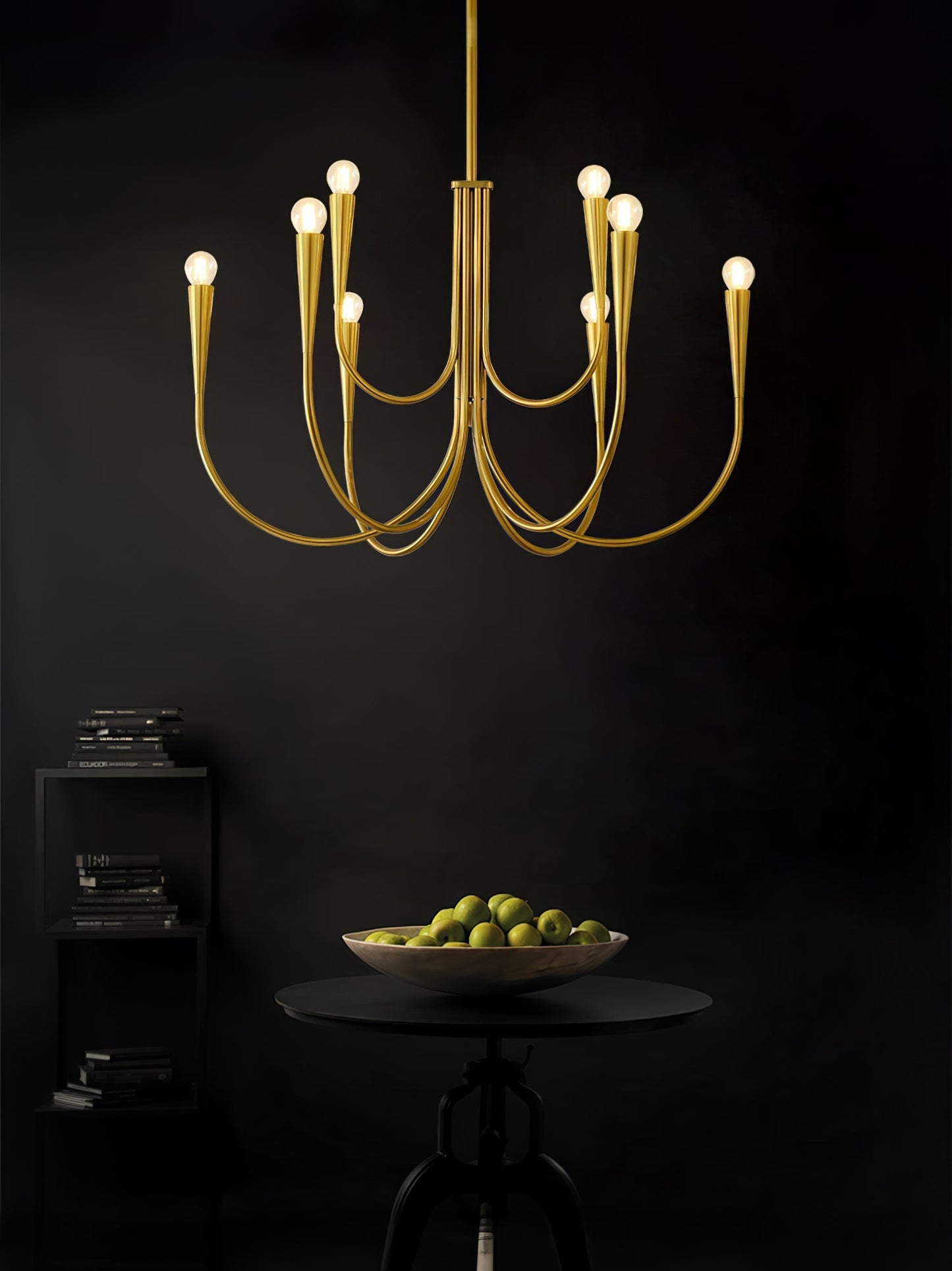 Swoop Arm Chandelier Chandelier