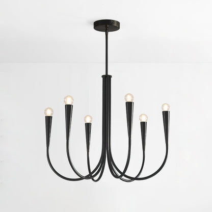 Swoop Arm Chandelier Chandelier