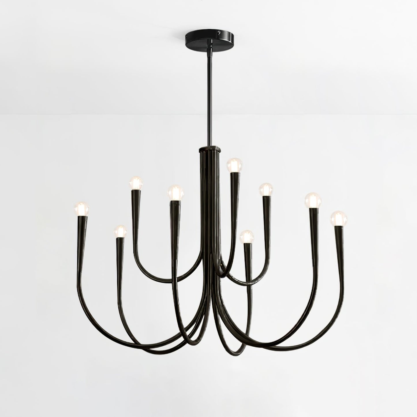 Swoop Arm Chandelier Chandelier