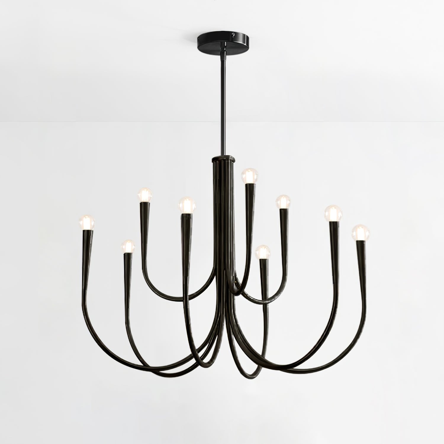 Swoop Arm Chandelier Chandelier
