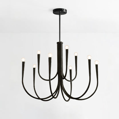 Swoop Arm Chandelier Chandelier