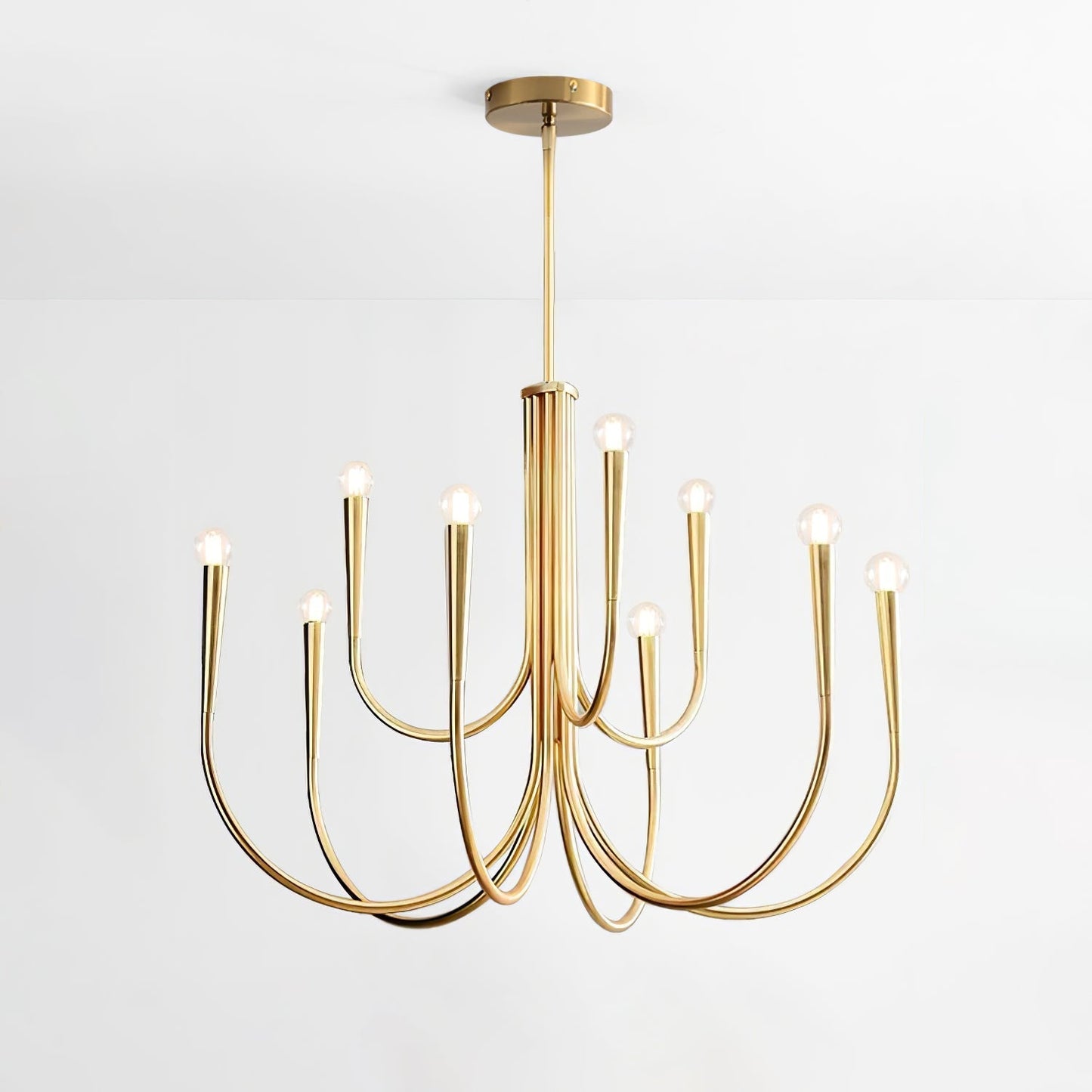 Swoop Arm Chandelier Chandelier