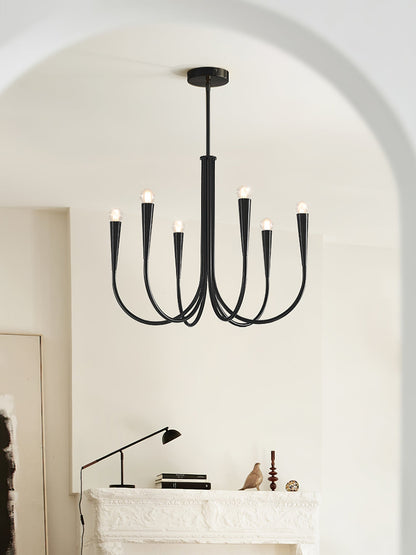 Swoop Arm Chandelier Chandelier