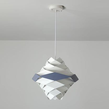 Symphoni Pendant Light Dia 15.7″ x H 13.8″ / Dia 40cm x H 35cm / White + Blue Pendant light