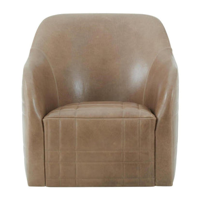 Theodore Alexander Tartan Curve Swivel Chair