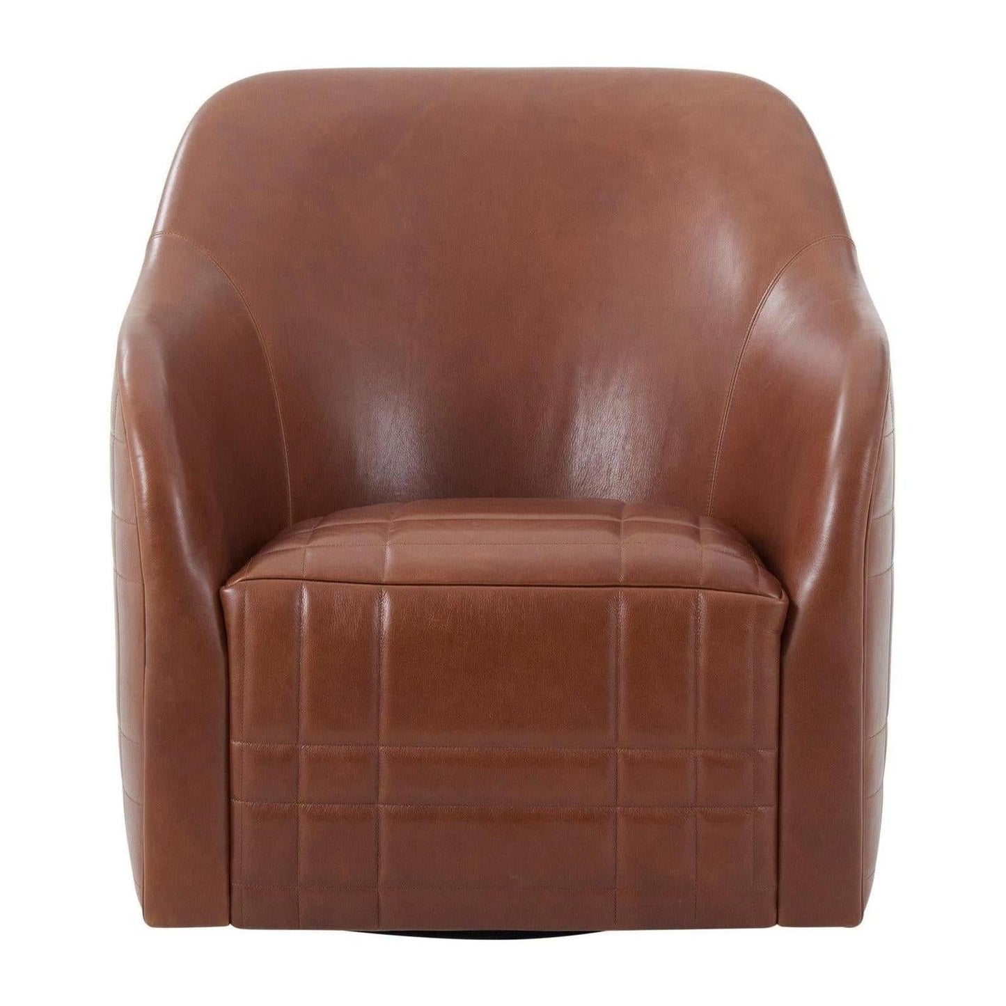 Theodore Alexander Tartan Curve Swivel Chair