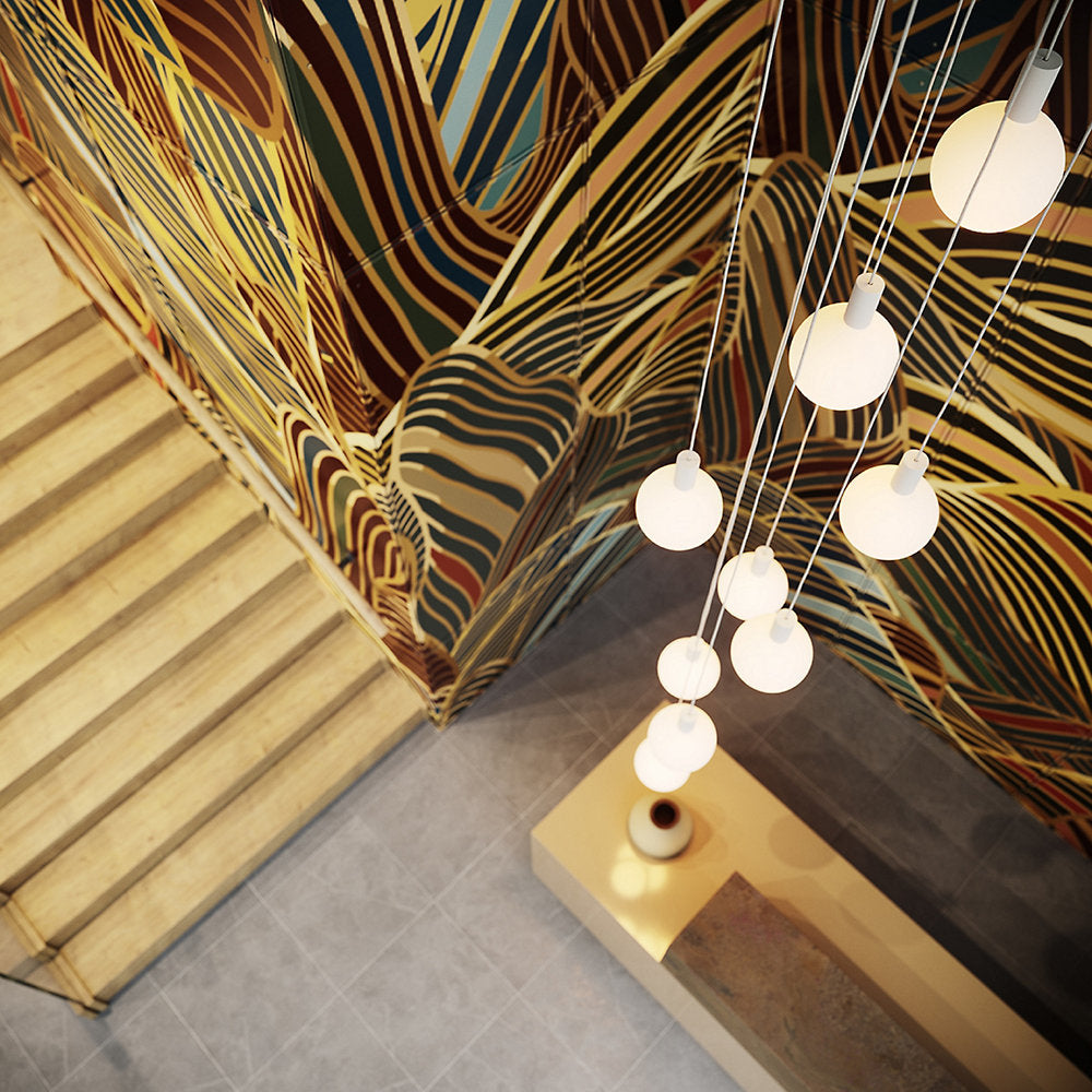 Alumina Nine Multi-Light Pendant