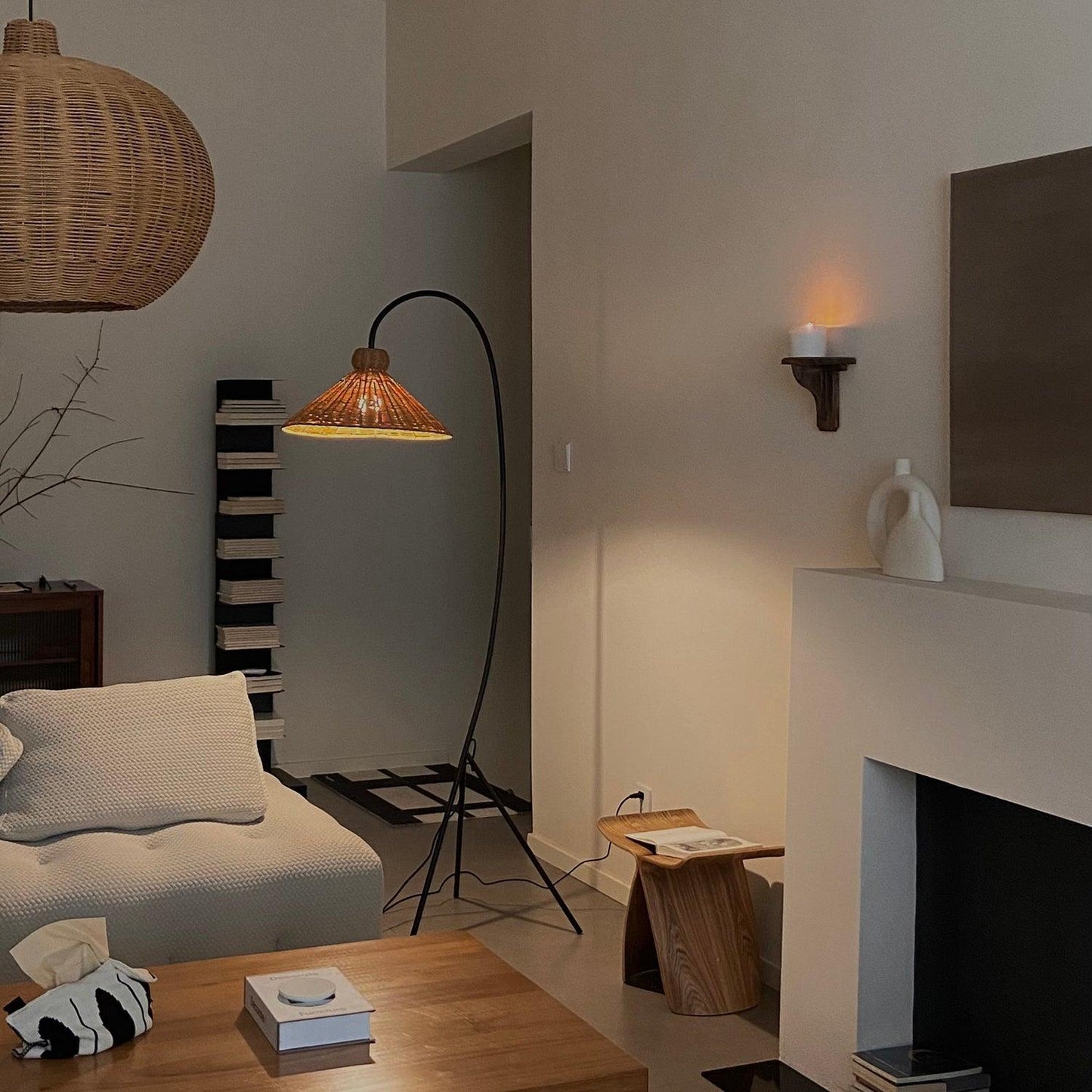 Tana Woven Floor Lamp Floor lamp
