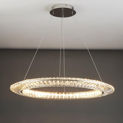 Tanager Geometric Chandelier Dia 31.5″ x H 59″ / Dia 80cm x H 150cm / Silver / Warm White Chandelier