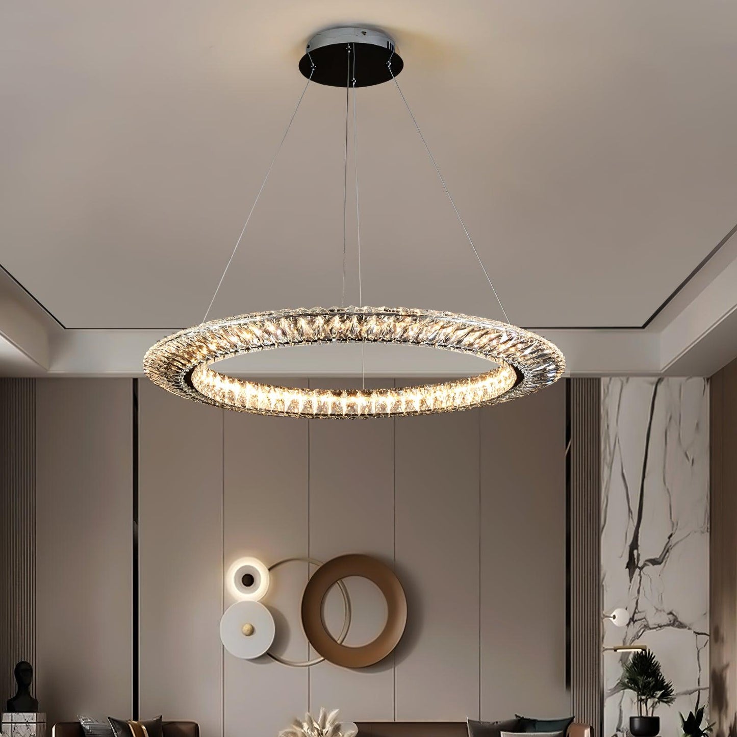 Tanager Geometric Chandelier Chandelier