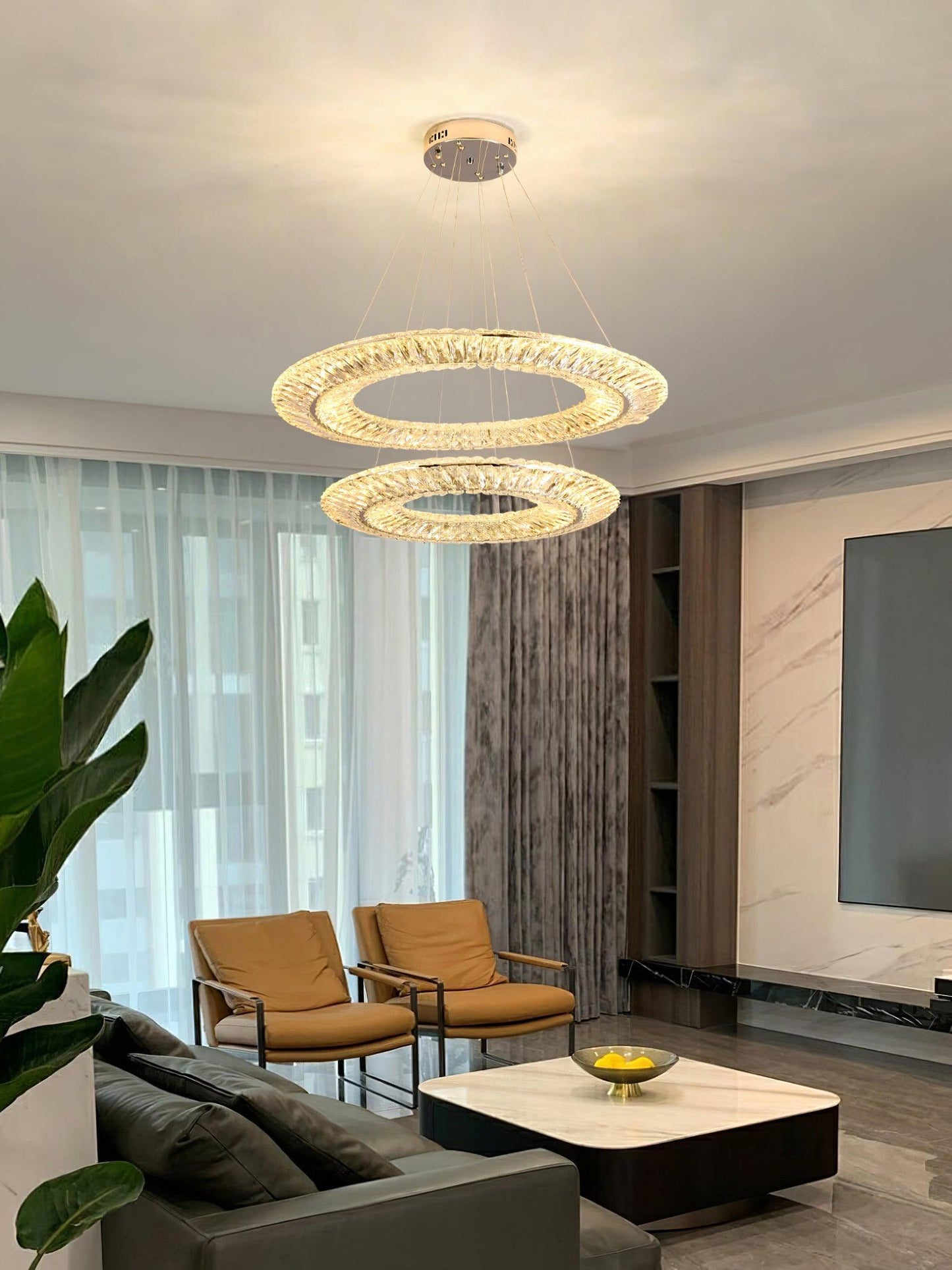 Tanager Geometric Chandelier Chandelier
