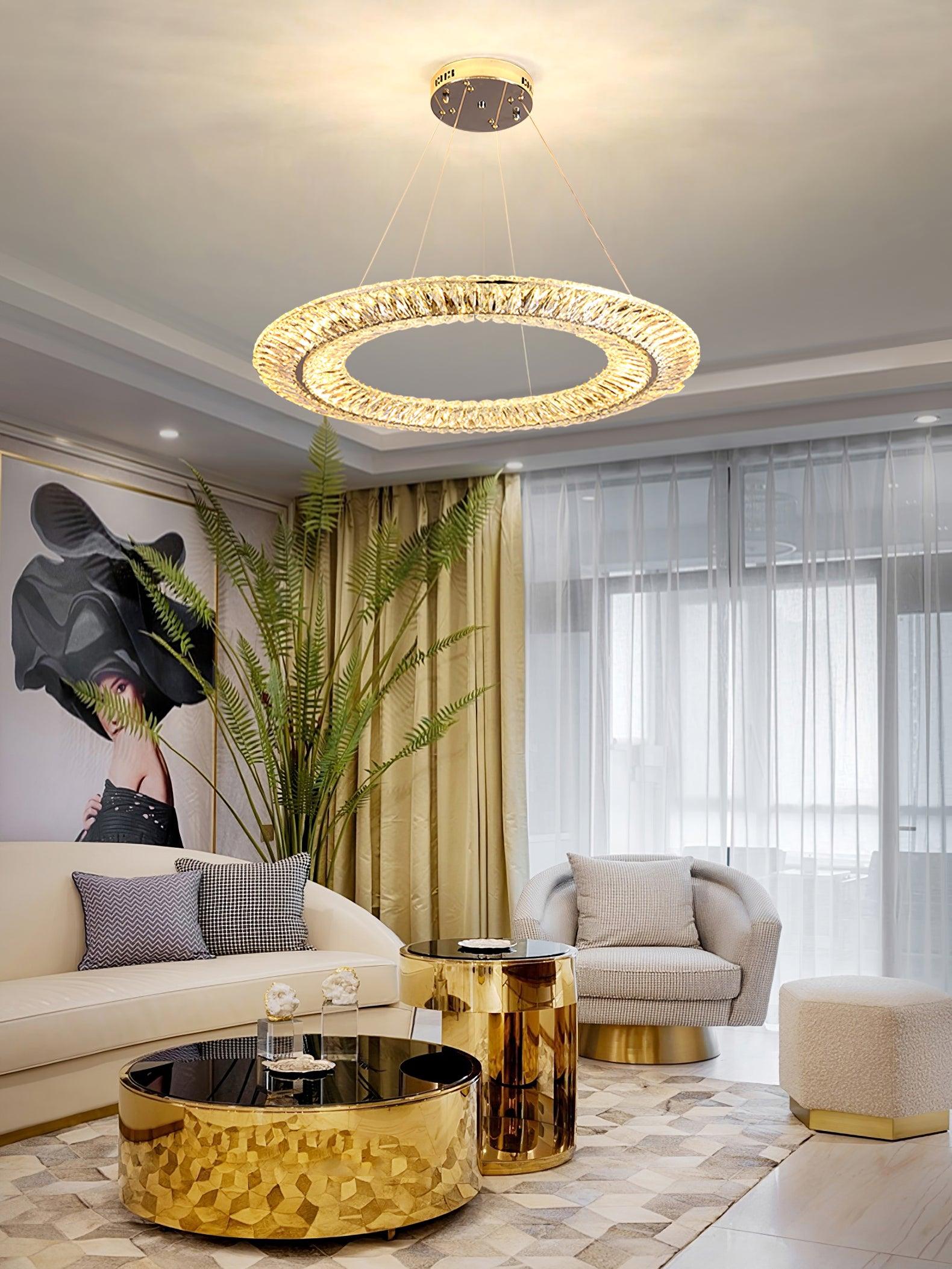 Tanager Geometric Chandelier Chandelier