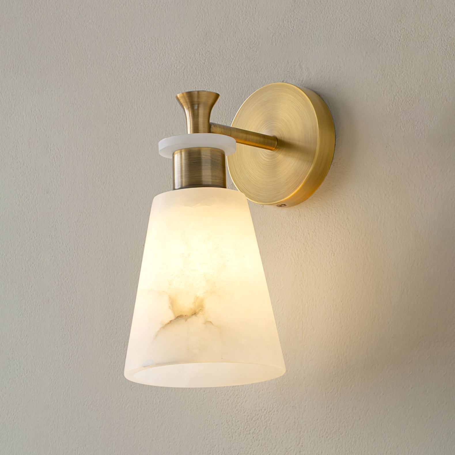 Tapered Alabaster Wall Sconce Wall lamp