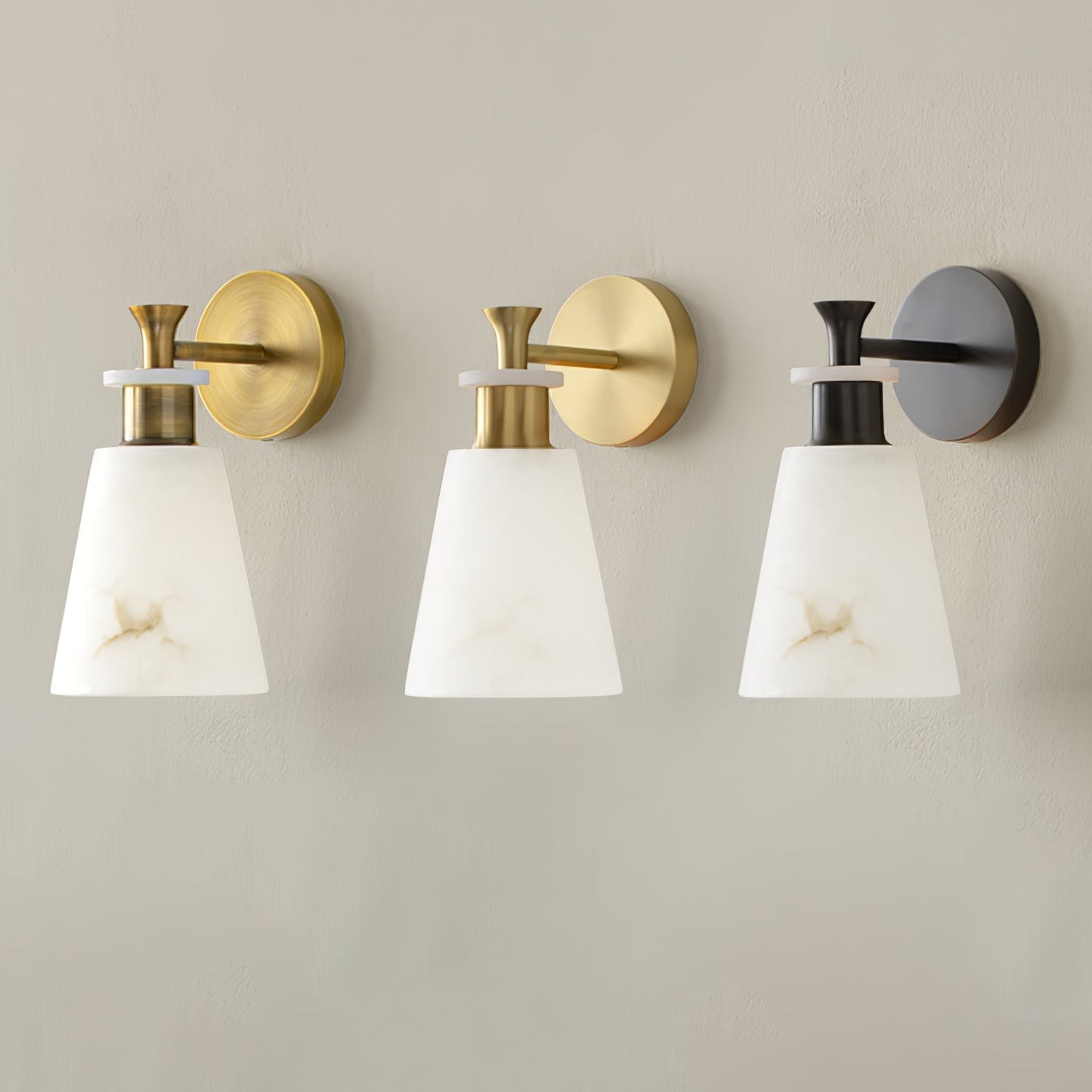 Tapered Alabaster Wall Sconce Wall lamp