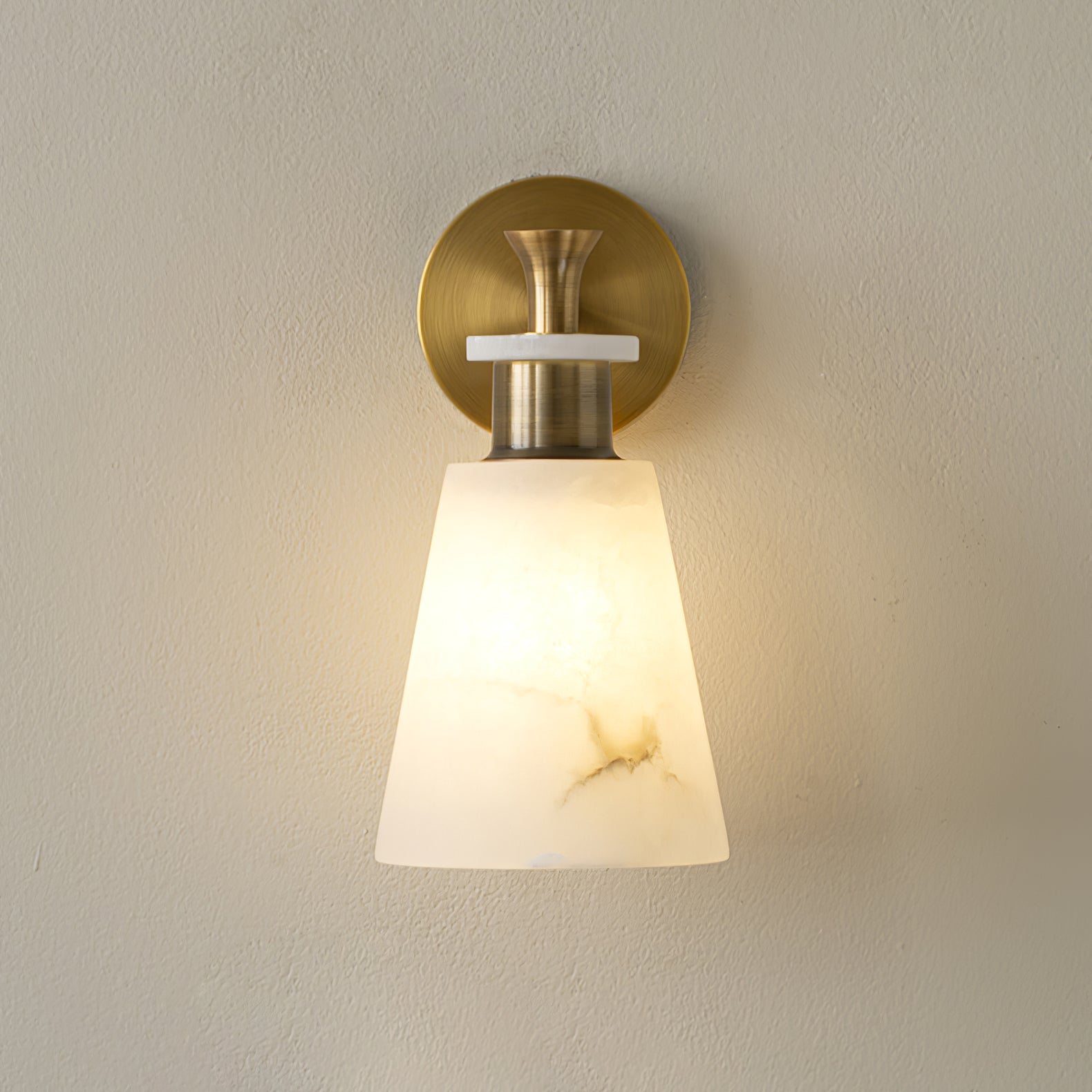 Tapered Alabaster Wall Sconce Wall lamp