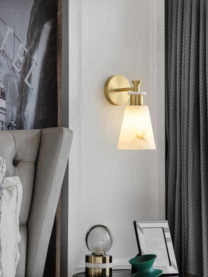 Tapered Alabaster Wall Sconce Wall lamp