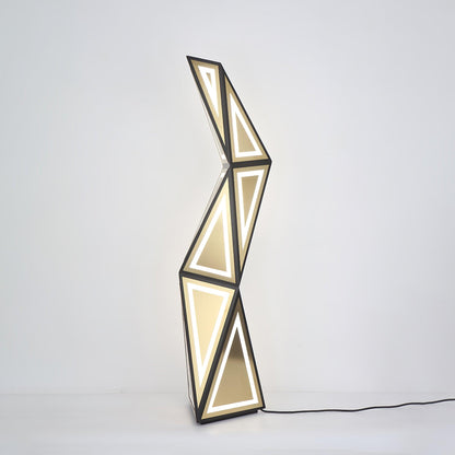 Tapered Cube Floor Lamp Dia 13″ x H 59.1″ / Dia 33cm x H 150m / Warm Light / US Plug Floor lamp