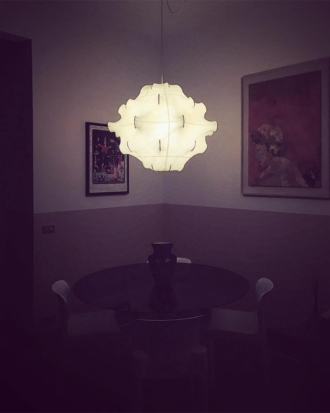 Cocoon Bloom Pendant Lamp Dia 24.8″ x H 19.7″ / Dia 63cm x H 50cm / White Pendant light